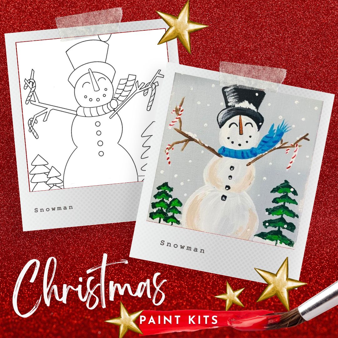 Happy Snowman Paint Kit