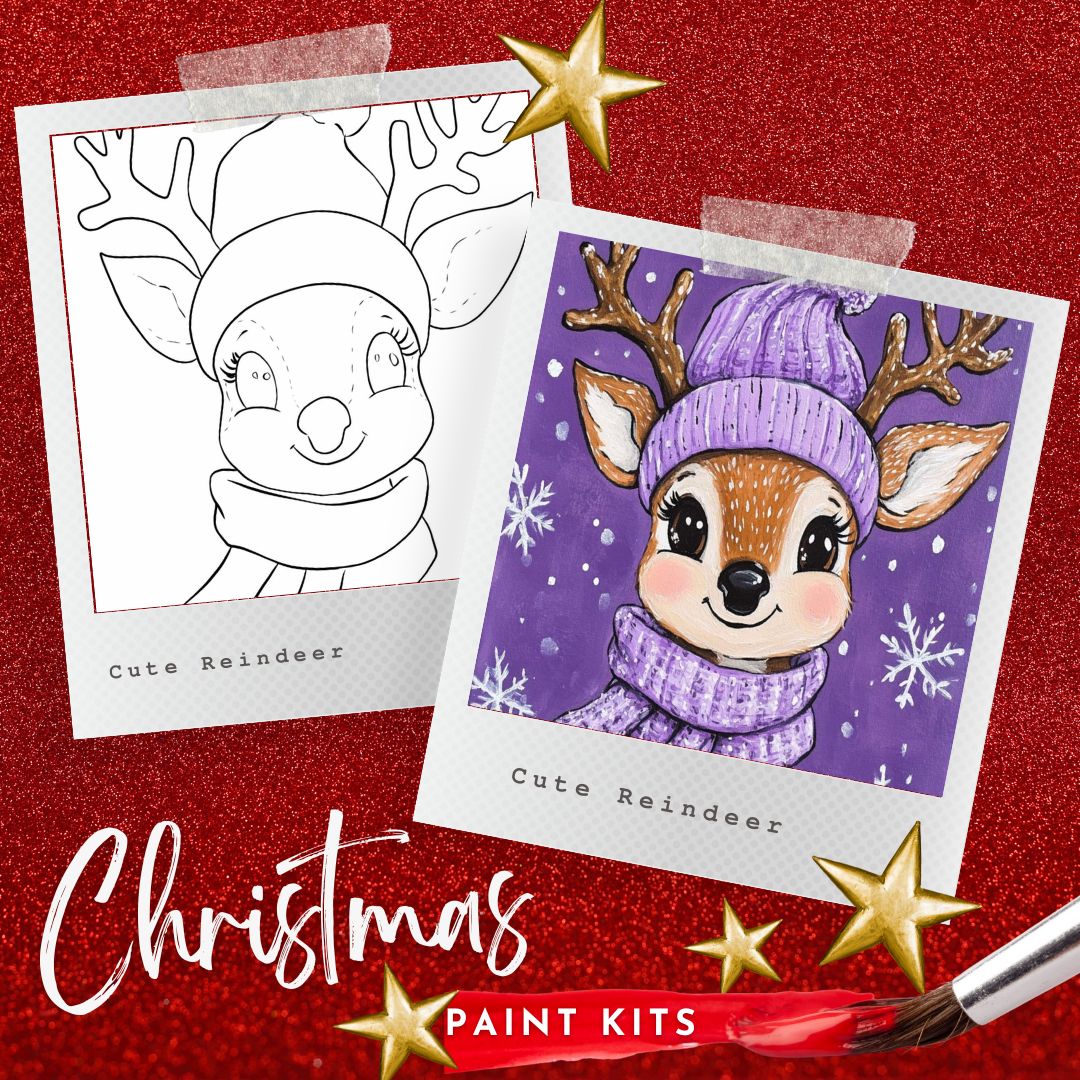 Cute Reindeer Paint Kit